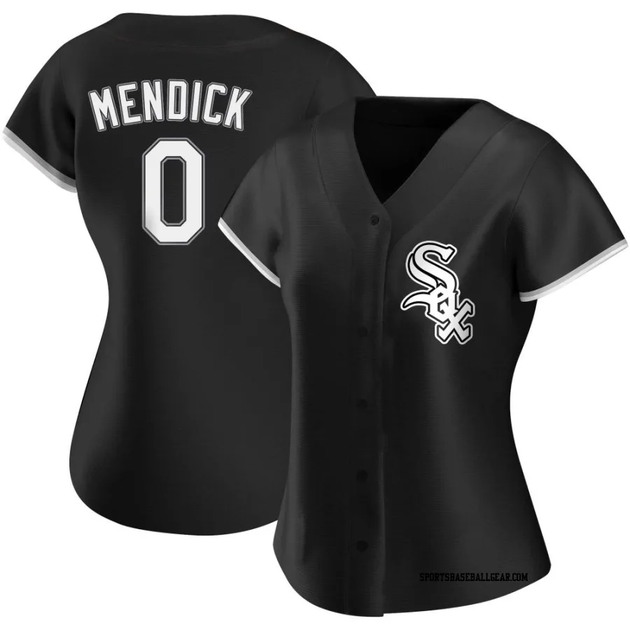 Danny Mendick Women's Chicago White Sox Black Authentic Alternate Jersey