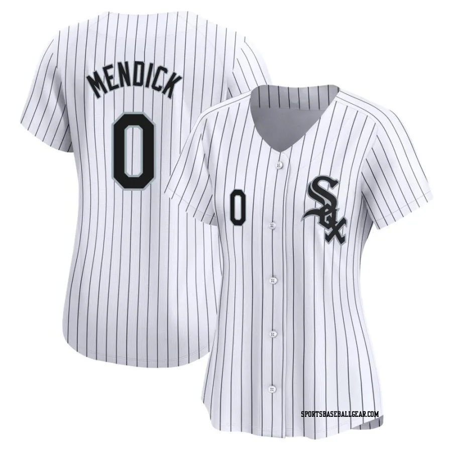 Danny Mendick Women's Chicago White Sox White Limited Home Jersey