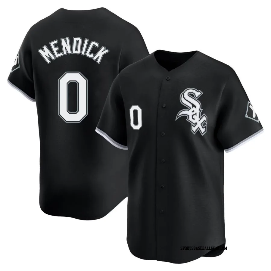 Danny Mendick Youth Chicago White Sox Black Limited Alternate Jersey