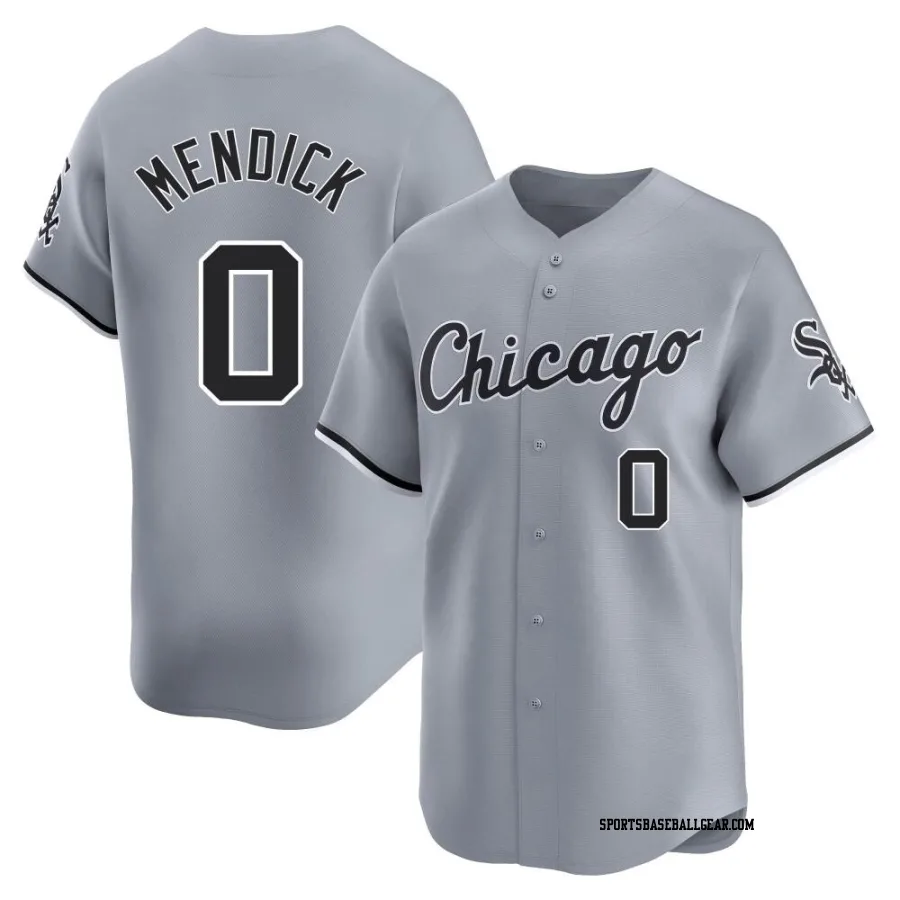 Danny Mendick Youth Chicago White Sox Gray Limited Road Jersey