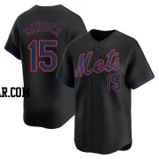 Danny Mendick Youth New York Mets Black Limited Alternate Jersey