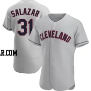 Danny Salazar Men's Cleveland Guardians Gray Authentic Road Jersey