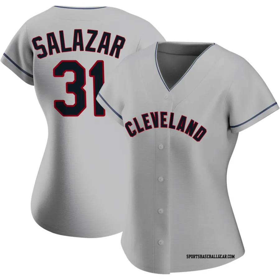 Danny Salazar Women's Cleveland Guardians Gray Authentic Road Jersey