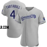 Danny Tartabull Men's Kansas City Royals Gray Authentic Road Jersey