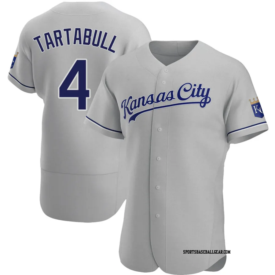 Danny Tartabull Men's Kansas City Royals Gray Authentic Road Jersey