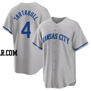 Danny Tartabull Men's Kansas City Royals Gray Replica 2022 Road Jersey