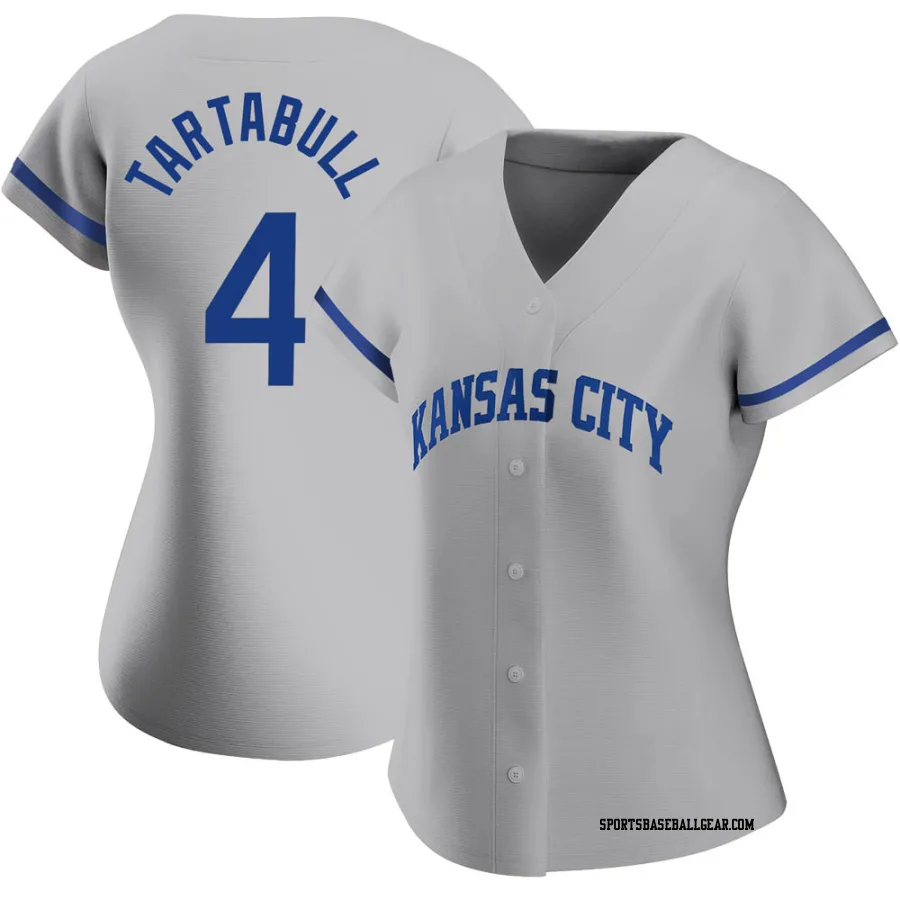 Danny Tartabull Women's Kansas City Royals Gray Authentic 2022 Road Jersey