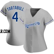 Danny Tartabull Women's Kansas City Royals Gray Authentic Road Jersey