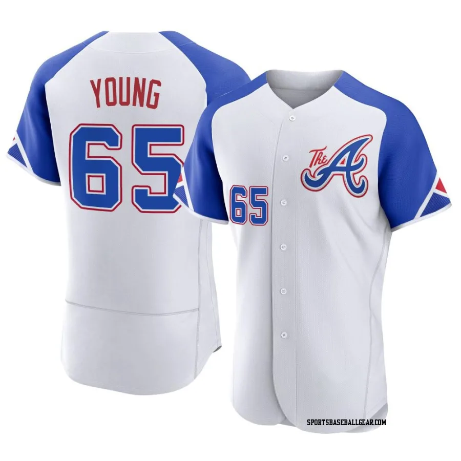 Danny Young Men's Atlanta Braves White Authentic 2023 City Connect Jersey