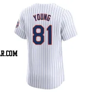 Danny Young Men's New York Mets White Elite Home Jersey