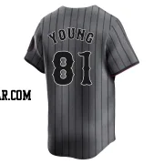 Danny Young Youth New York Mets Limited Graphite 2024 City Connect Jersey