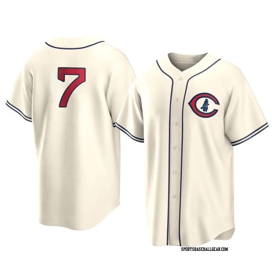 Dansby Swanson Youth Chicago Cubs Cream Replica 2022 Field Of Dreams Jersey