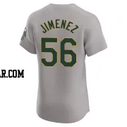 Dany Jimenez Men's Oakland Athletics Gray Elite Road Jersey