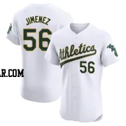 Dany Jimenez Men's Oakland Athletics White Elite Home Jersey