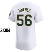 Dany Jimenez Men's Oakland Athletics White Elite Home Jersey