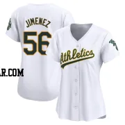 Dany Jimenez Women's Oakland Athletics White Limited Home Jersey