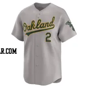 Darell Hernaiz Men's Oakland Athletics Gray Limited Away Jersey