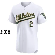 Darell Hernaiz Men's Oakland Athletics White Elite Home Jersey