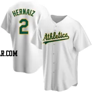 Darell Hernaiz Youth Oakland Athletics White Replica Home Jersey