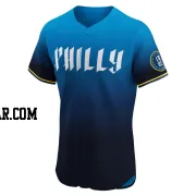 Darick Hall Men's Philadelphia Phillies Blue Elite 2024 City Connect Jersey