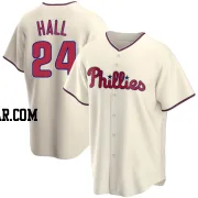 Darick Hall Men's Philadelphia Phillies Cream Replica Alternate Jersey