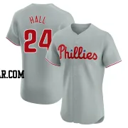 Darick Hall Men's Philadelphia Phillies Gray Elite Road Jersey