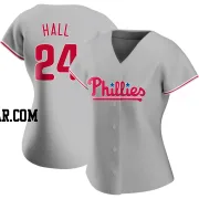 Darick Hall Women's Philadelphia Phillies Gray Authentic Road Jersey