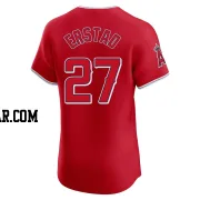 Darin Erstad Men's Los Angeles Angels Red Elite Alternate Jersey