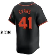 Darrell Evans Men's San Francisco Giants Black Limited Alternate Jersey