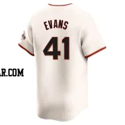 Darrell Evans Men's San Francisco Giants Cream Elite Home Jersey