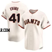 Darrell Evans Men's San Francisco Giants Cream Limited Home Jersey