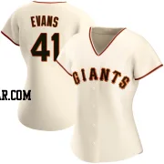 Darrell Evans Women's San Francisco Giants Cream Authentic Home Jersey