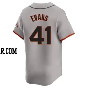 Darrell Evans Youth San Francisco Giants Gray Limited Away Jersey