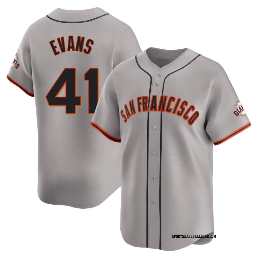 Darrell Evans Youth San Francisco Giants Gray Limited Away Jersey