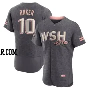 Darren Baker Men's Washington Nationals Gray Authentic 2022 City Connect Jersey