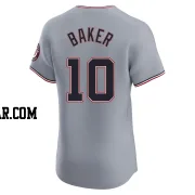 Darren Baker Men's Washington Nationals Gray Elite Road Jersey