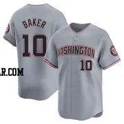 Darren Baker Men's Washington Nationals Gray Limited Road Jersey