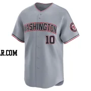 Darren Baker Men's Washington Nationals Gray Limited Road Jersey