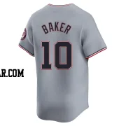 Darren Baker Men's Washington Nationals Gray Limited Road Jersey