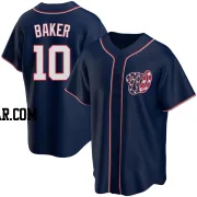 Darren Baker Men's Washington Nationals Navy Replica Alternate Team Jersey