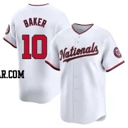 Darren Baker Men's Washington Nationals White Limited Home Jersey