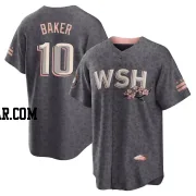 Darren Baker Youth Washington Nationals Gray Replica 2022 City Connect Jersey