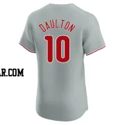 Darren Daulton Men's Philadelphia Phillies Gray Elite Road Jersey