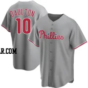 Darren Daulton Men's Philadelphia Phillies Gray Replica Road Jersey