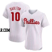 Darren Daulton Men's Philadelphia Phillies White Elite Home Jersey