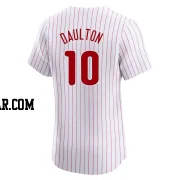 Darren Daulton Men's Philadelphia Phillies White Elite Home Jersey