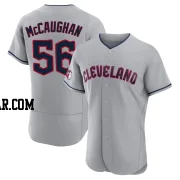 Darren McCaughan Men's Cleveland Guardians Gray Authentic Road Jersey