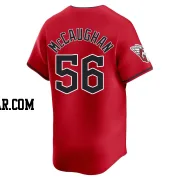 Darren McCaughan Men's Cleveland Guardians Red Limited Alternate Jersey