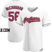 Darren McCaughan Men's Cleveland Guardians White Authentic Home Jersey