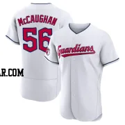 Darren McCaughan Men's Cleveland Guardians White Authentic Home Jersey